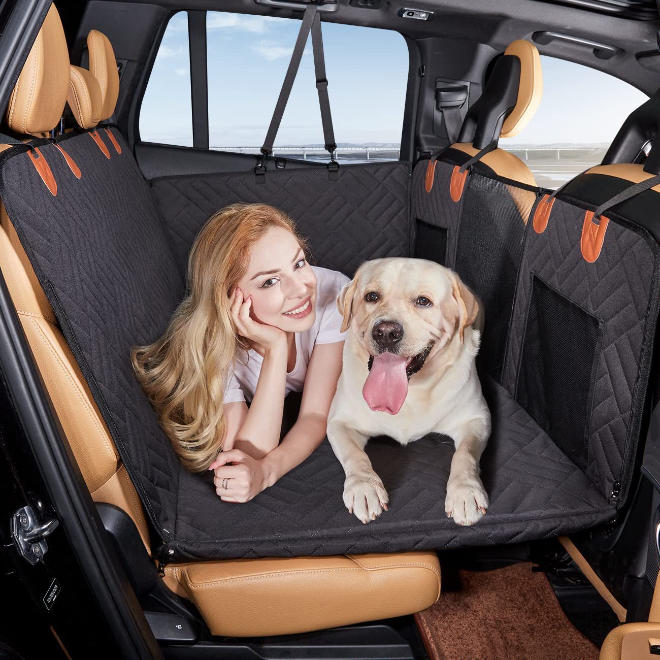 Dog Car Seat Extender Hard Bottom