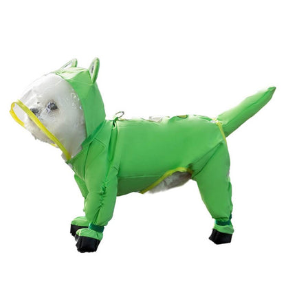 Dog Raincoat Waterproof Adjustable Full Body Coverage