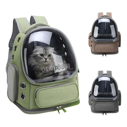Cat Carrier Backpack Transparent Breathable Design
