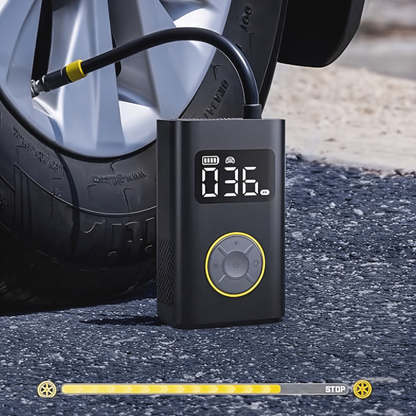 Portable Air Compressor for Car and Bike Tire Inflation