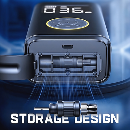 Portable Air Compressor for Car and Bike Tire Inflation