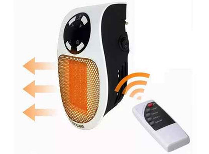 Compact Fan Heater Remote Control Home