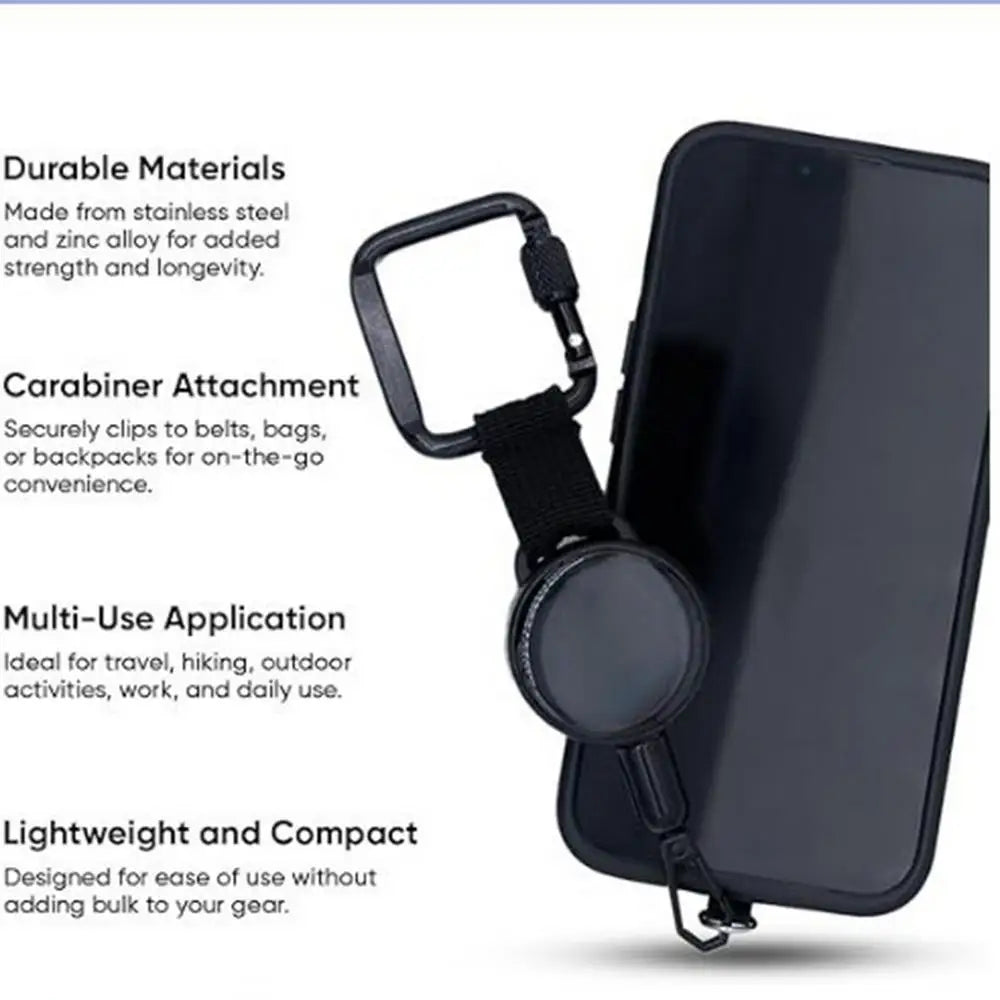 Retractable Phone Security Holder Anti-Theft Clip
