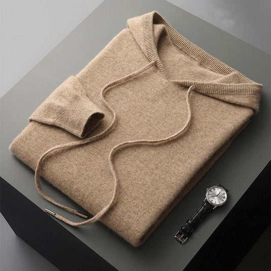 Men's Merino Wool Hoodie Pullover