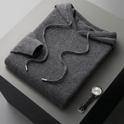 Men's Merino Wool Hoodie Pullover
