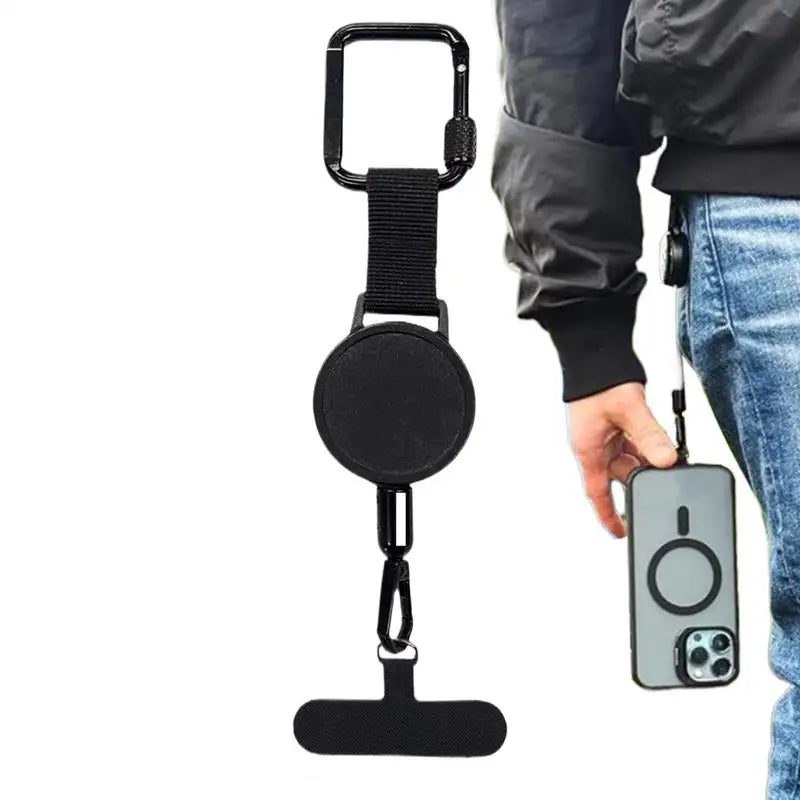 Retractable Phone Security Holder Anti-Theft Clip