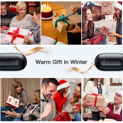 2-in-1 Magnetic Hand Warmers Rechargeable Portable Heater 2 Pack