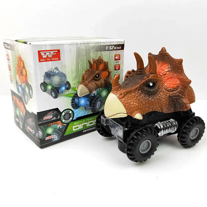 Dinosaur Toy Car Tyrannosaurus Rex Electric Interactive Model