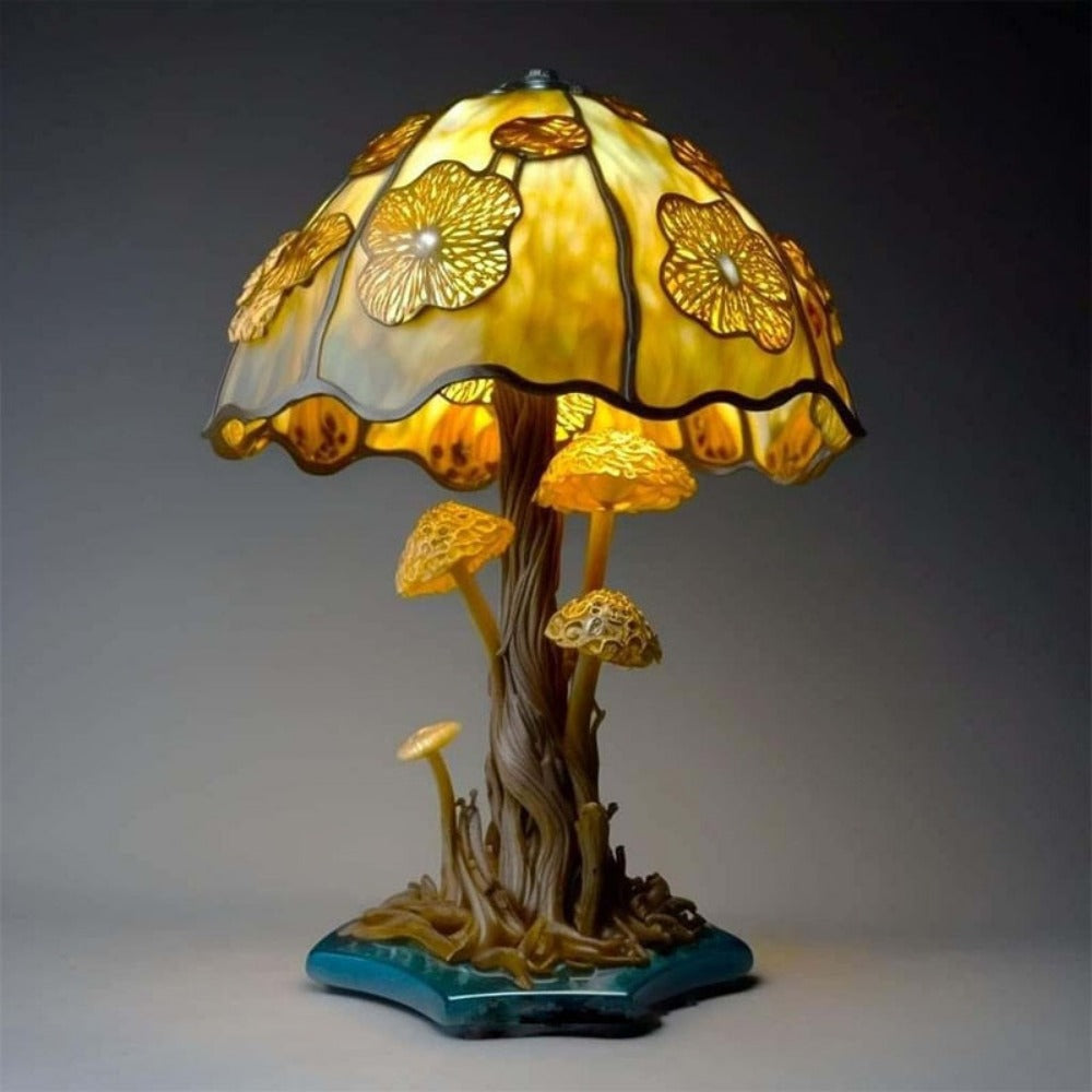 Stained Glass Mushroom Table Lamp 9 Styles Options