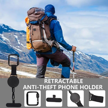 Retractable Phone Security Holder Anti-Theft Clip