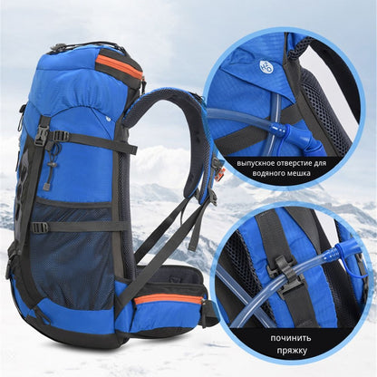 Hiking Backpack 60L Trekking Pack Ergonomic Design