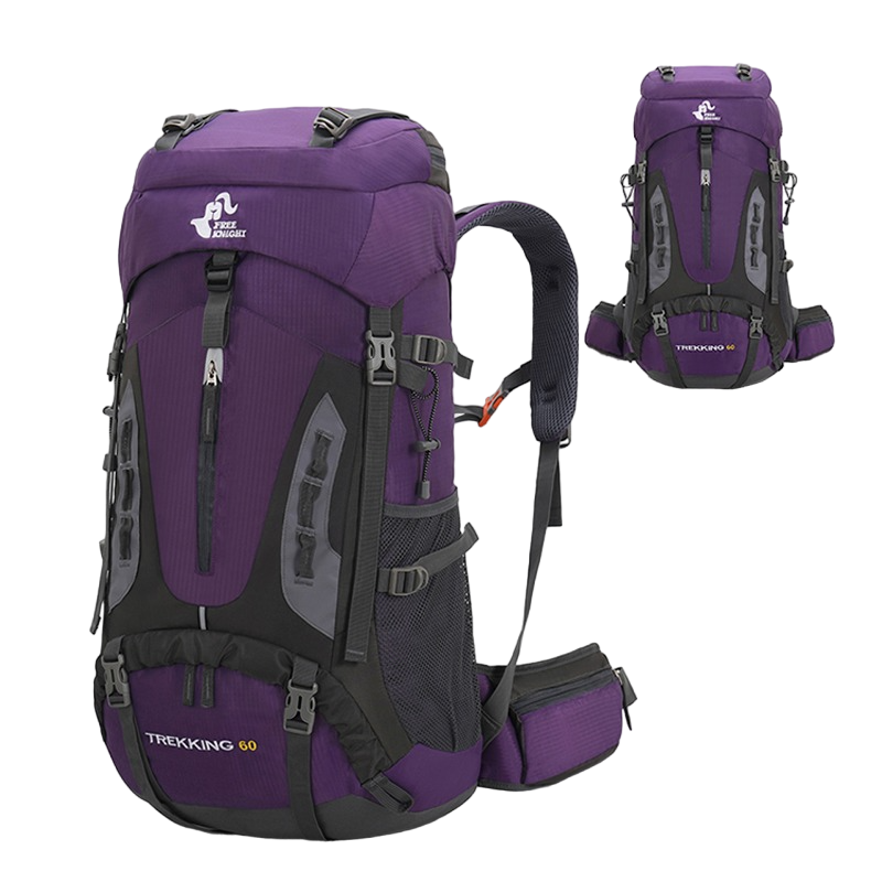 Hiking Backpack 60L Trekking Pack Ergonomic Design