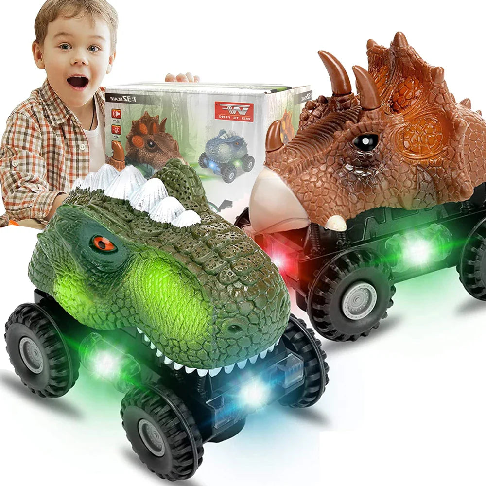 Dinosaur Toy Car Tyrannosaurus Rex Electric Interactive Model