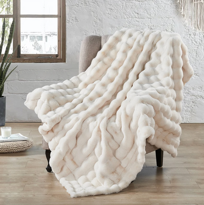 Faux Fur Throw Blanket