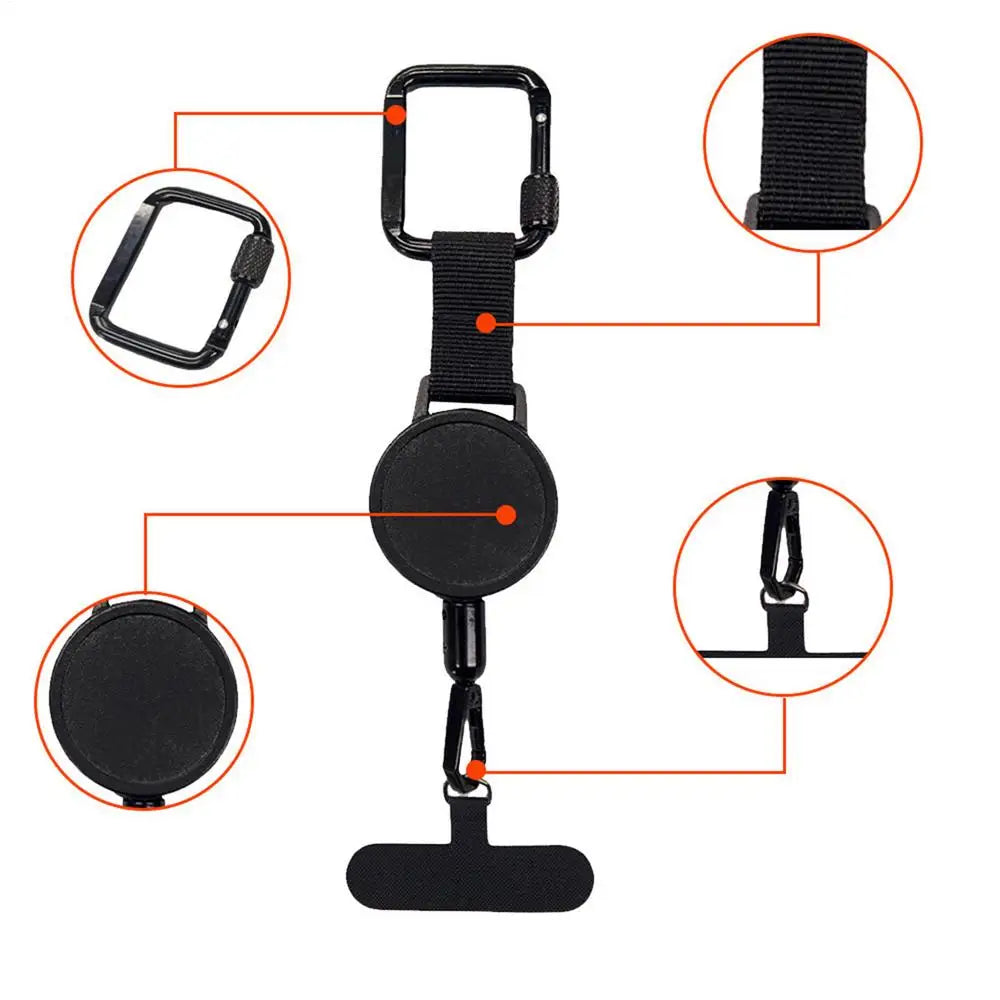 Retractable Phone Security Holder Anti-Theft Clip