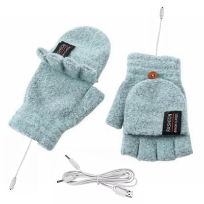USB Heated Gloves Hand Warmers