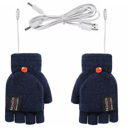 USB Heated Gloves Hand Warmers