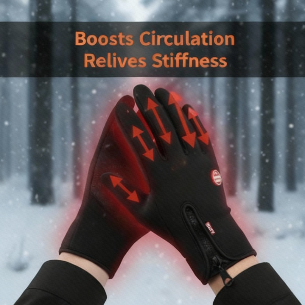 Heated Waterproof Touchscreen Gloves for Men and Women