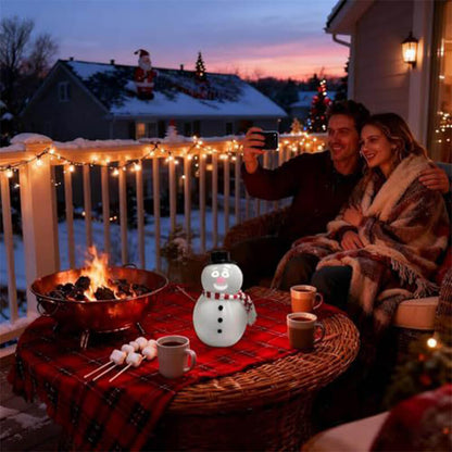 Talking Snowman LED Toy with Speaker and USB Charging