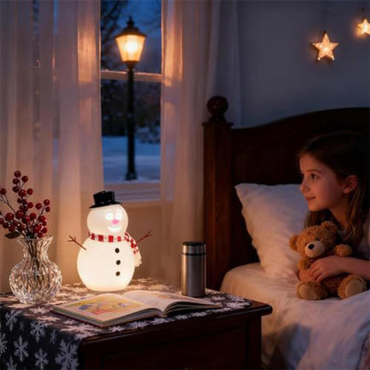 Talking Snowman LED Toy with Speaker and USB Charging