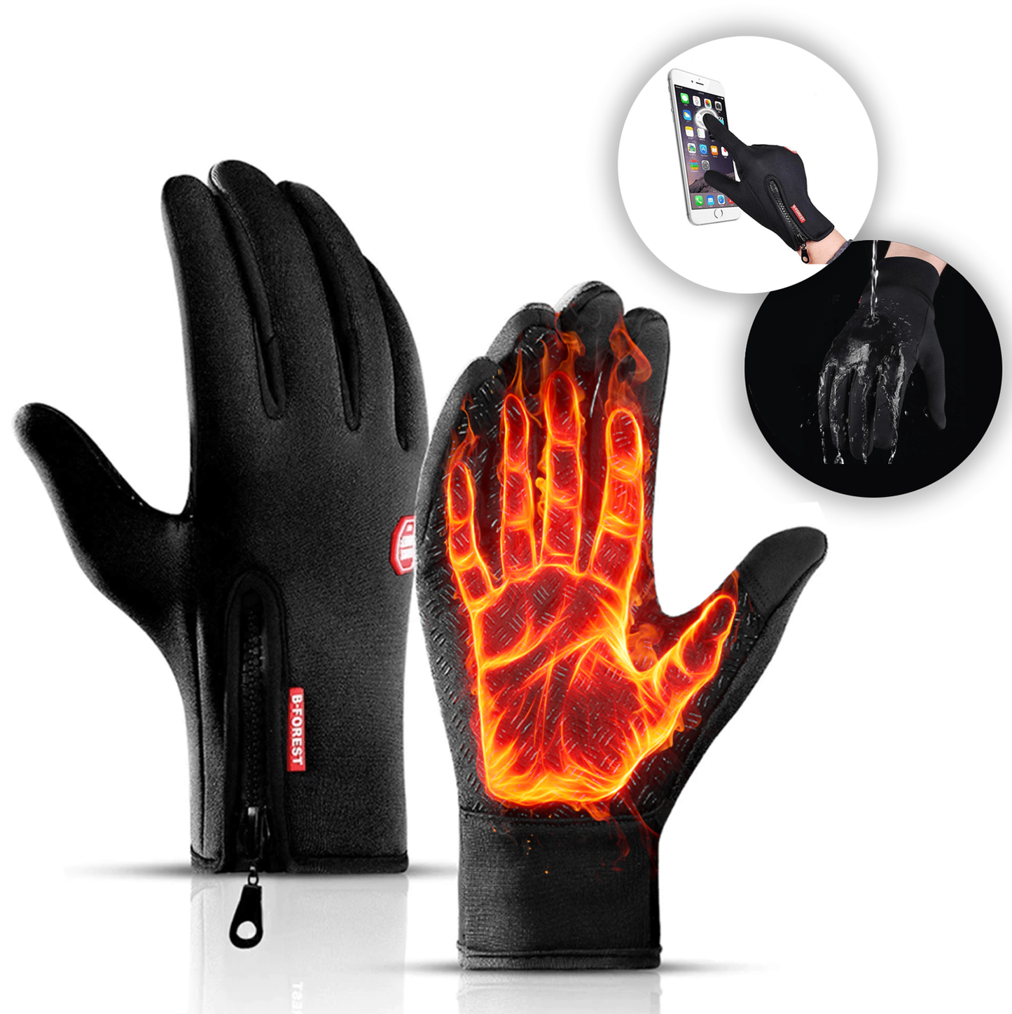 Thermal Gloves for Cycling Skiing Outdoor Sports