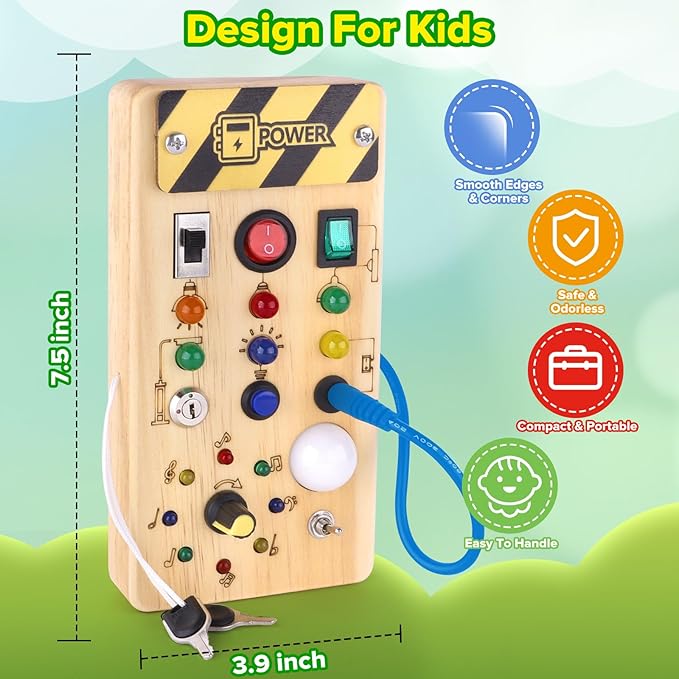 Montessori Switch Board Educational Toy