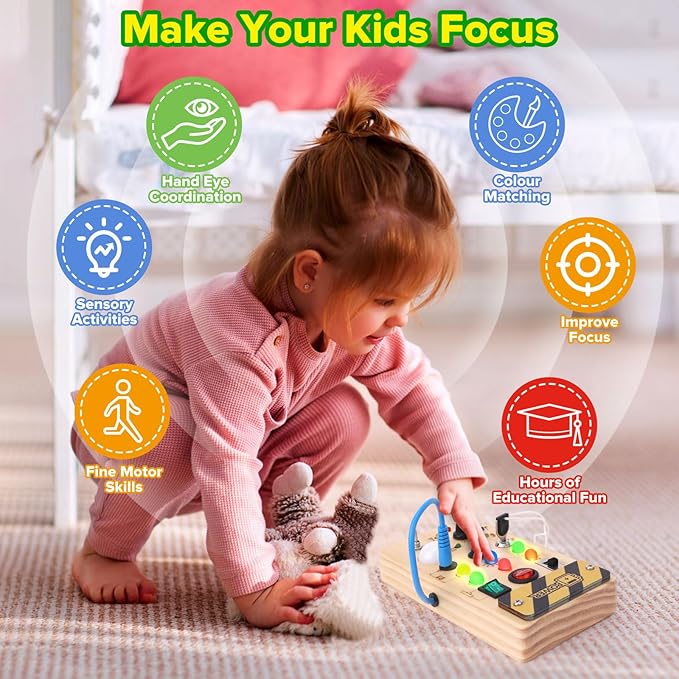 Montessori Switch Board Educational Toy