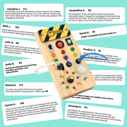 Montessori Switch Board Educational Toy