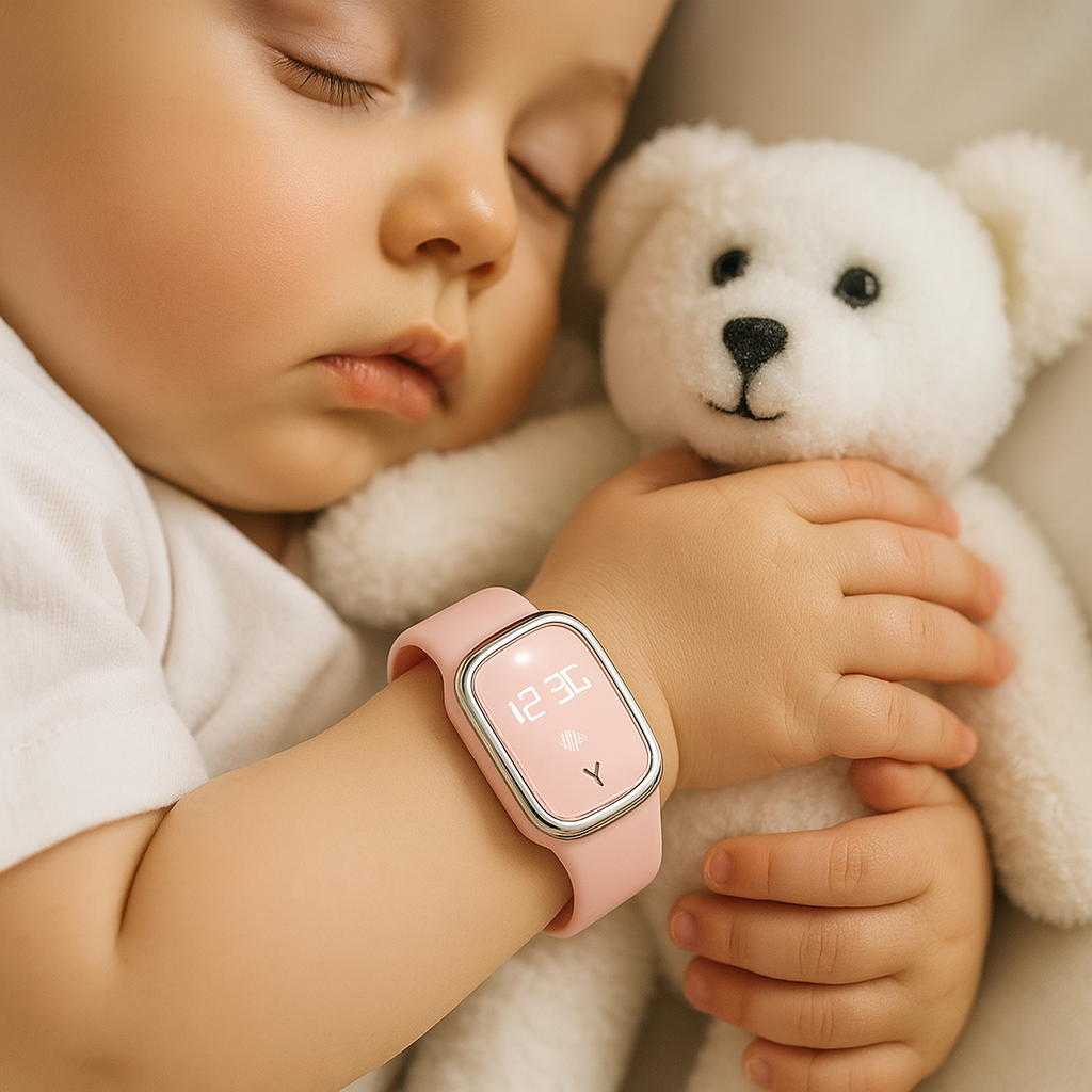 Ultrasonic Mosquito Repellent Wristband Watch Device