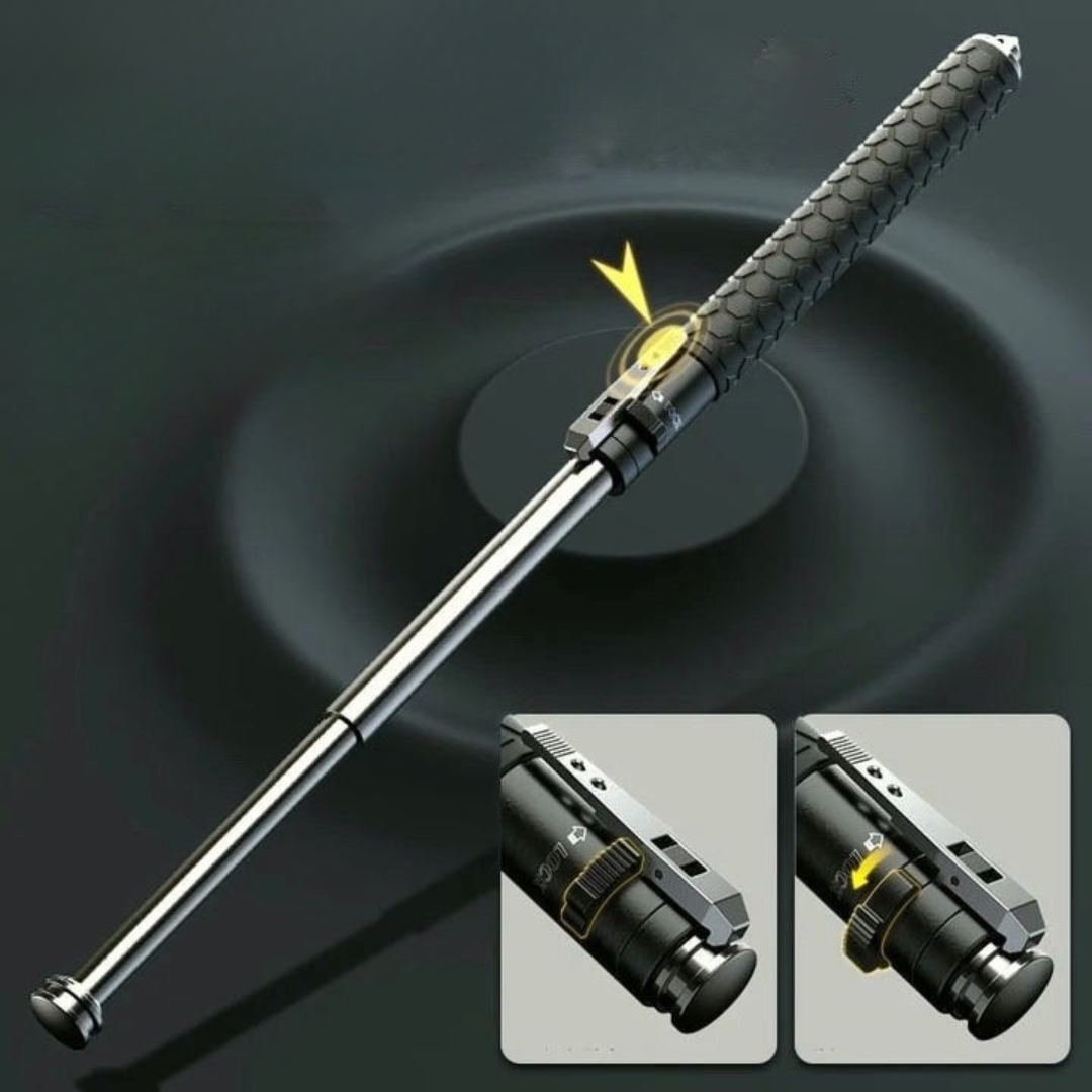Self-Defense Stick Adjustable with Safety Features
