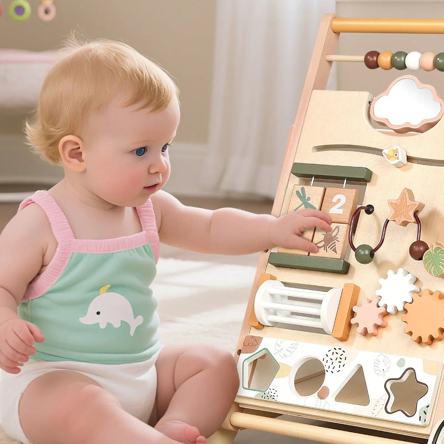 Adjustable Speed Toddler Baby Walker