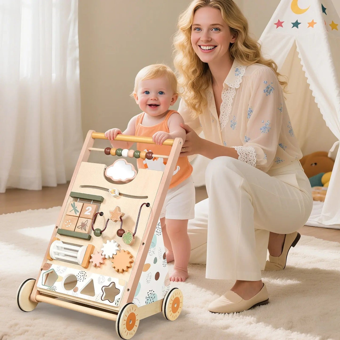 Adjustable Speed Toddler Baby Walker