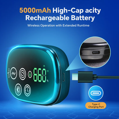 LED Knee Wrap with Red Light Therapy and Vibration Motors