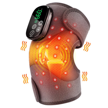 LED Knee Wrap with Red Light Therapy and Vibration Motors