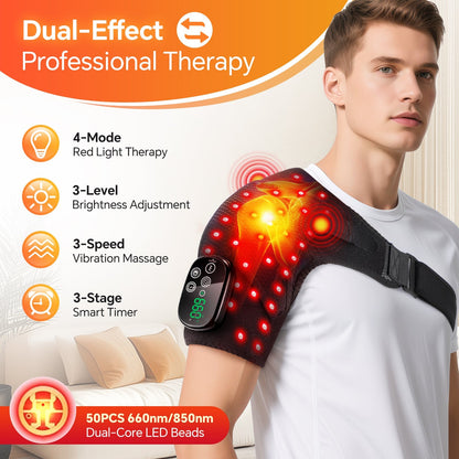 Red Light Therapy Shoulder Massager 660nm 850nm Device