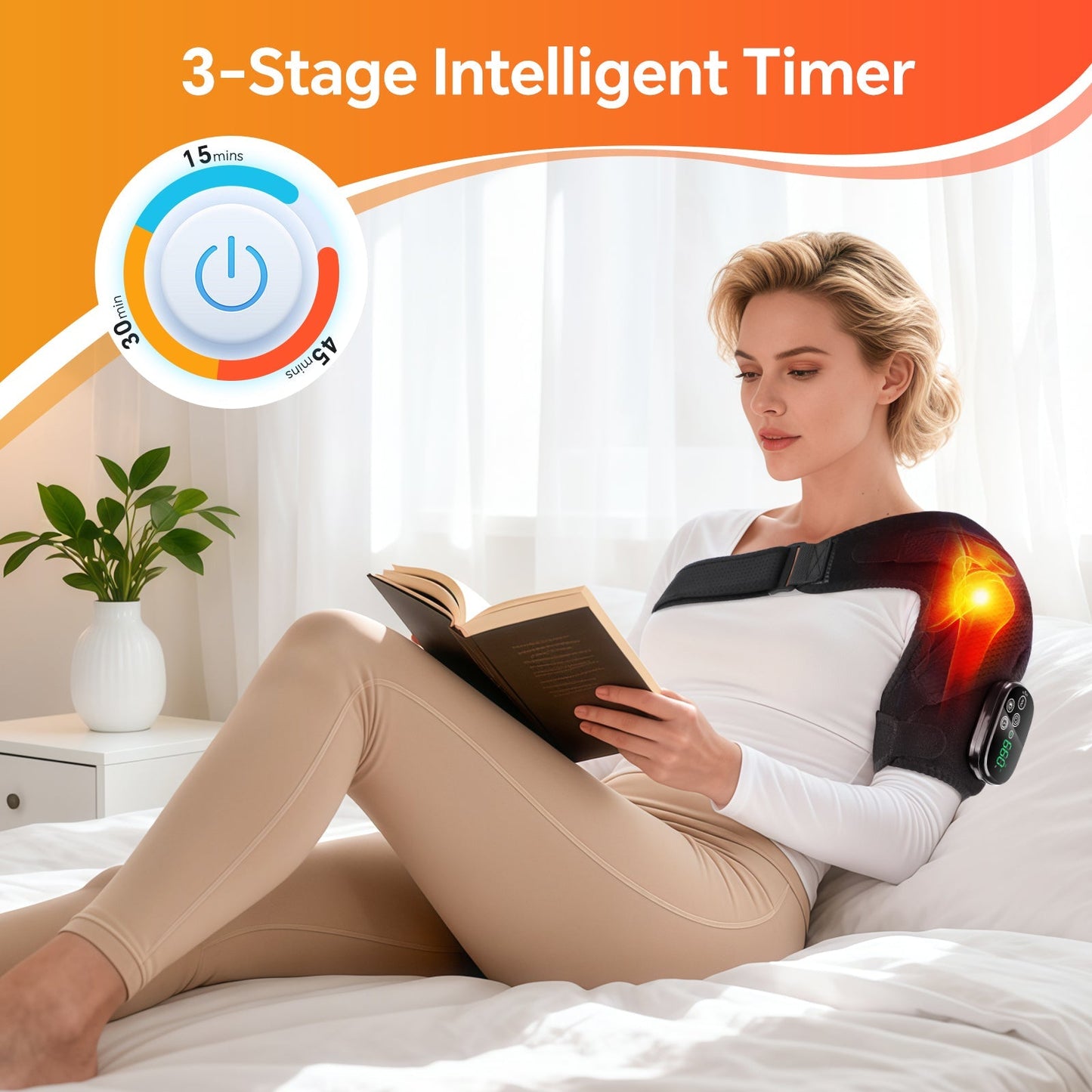Red Light Therapy Shoulder Massager 660nm 850nm Device