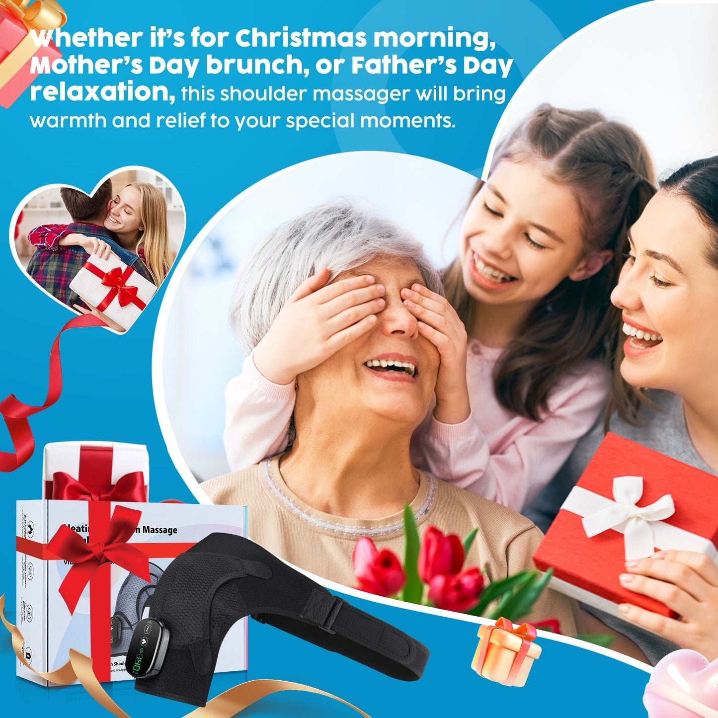 Heated Shoulder Wrap Therapy Device