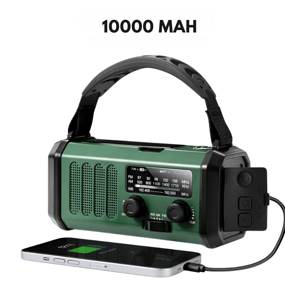 Emergency Radio Solar USB Charger