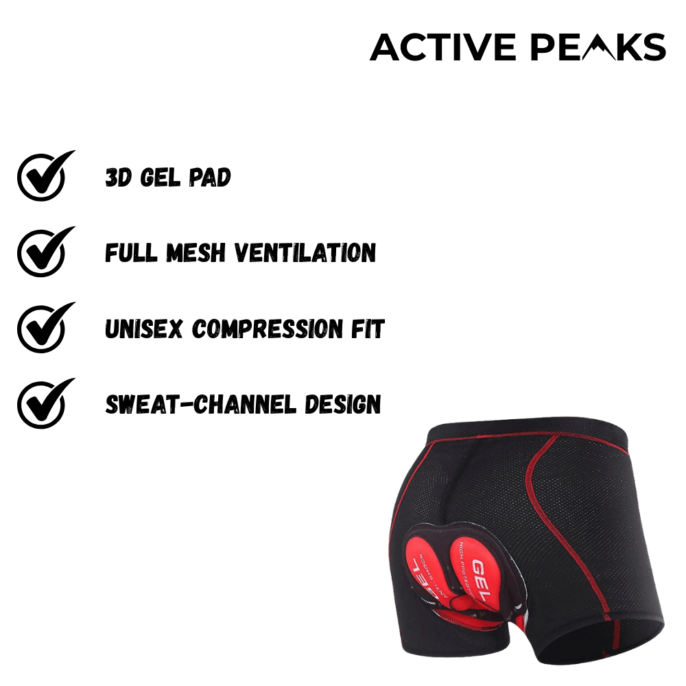 Padded Cycling Undershorts Active Wear