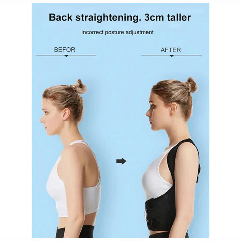 Adjustable Posture Corrector Back Support for Men Women