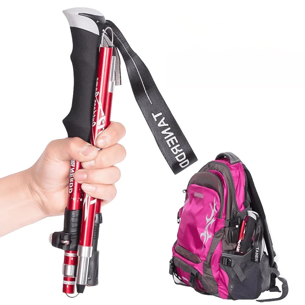 Adjustable Trekking Poles Foldable Telescopic Hiking Poles