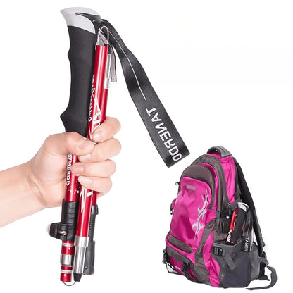 Adjustable Trekking Poles Foldable Telescopic Hiking Poles