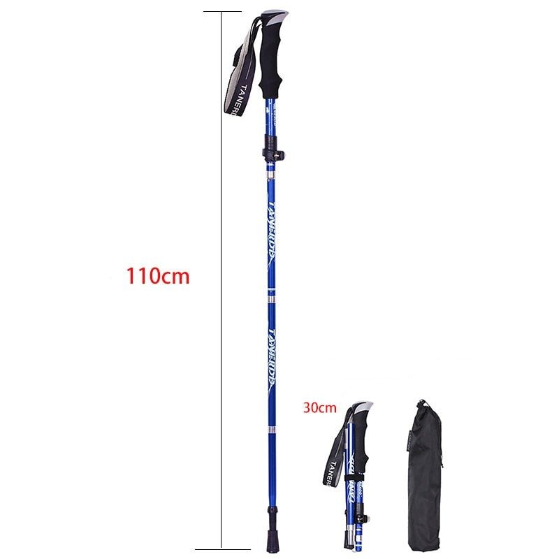 Adjustable Trekking Poles Foldable Telescopic Hiking Poles