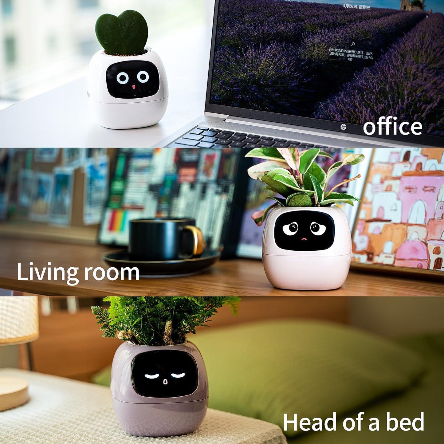 Smart Self-Watering Indoor Plant Pot Planter for Home Office