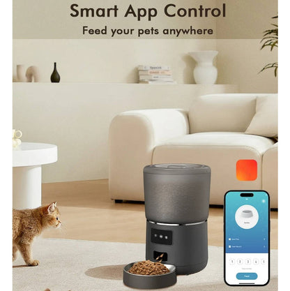 Automatic Pet Feeder for Cats and Dogs Programmable Dispenser