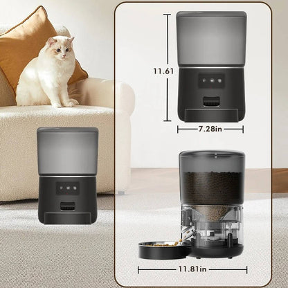 Automatic Pet Feeder for Cats and Dogs Programmable Dispenser