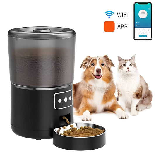Automatic Pet Feeder for Cats and Dogs Programmable Dispenser