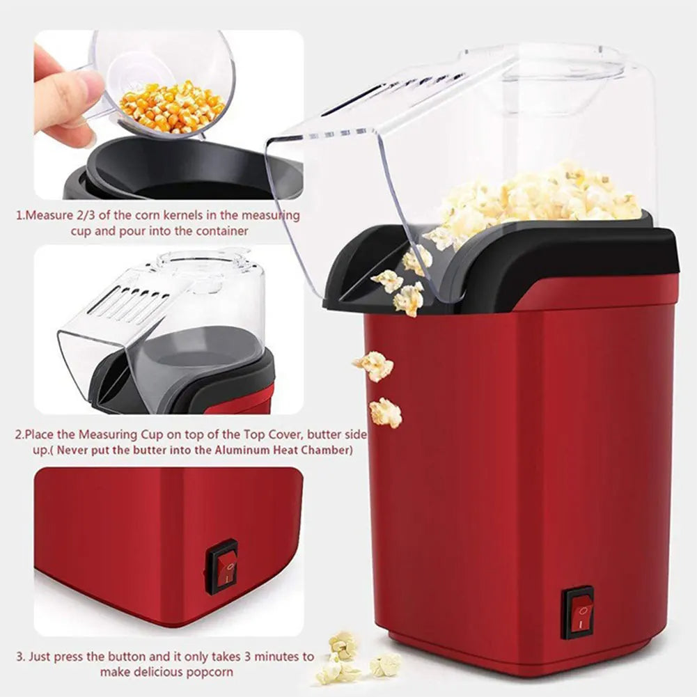 Popcorn Maker Machine Kitchen Appliance Automatic