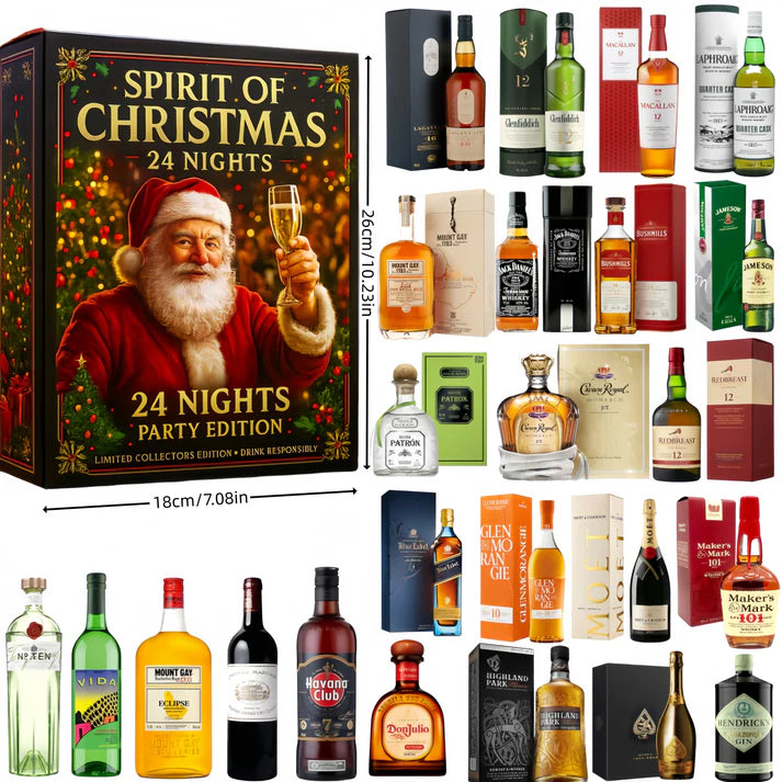 Whisky Advent Calendar 2025 Gift Set Decorative