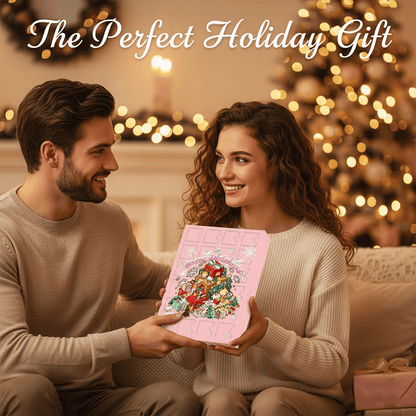 Girls Christmas Advent Calendar 24 Surprise Ornaments